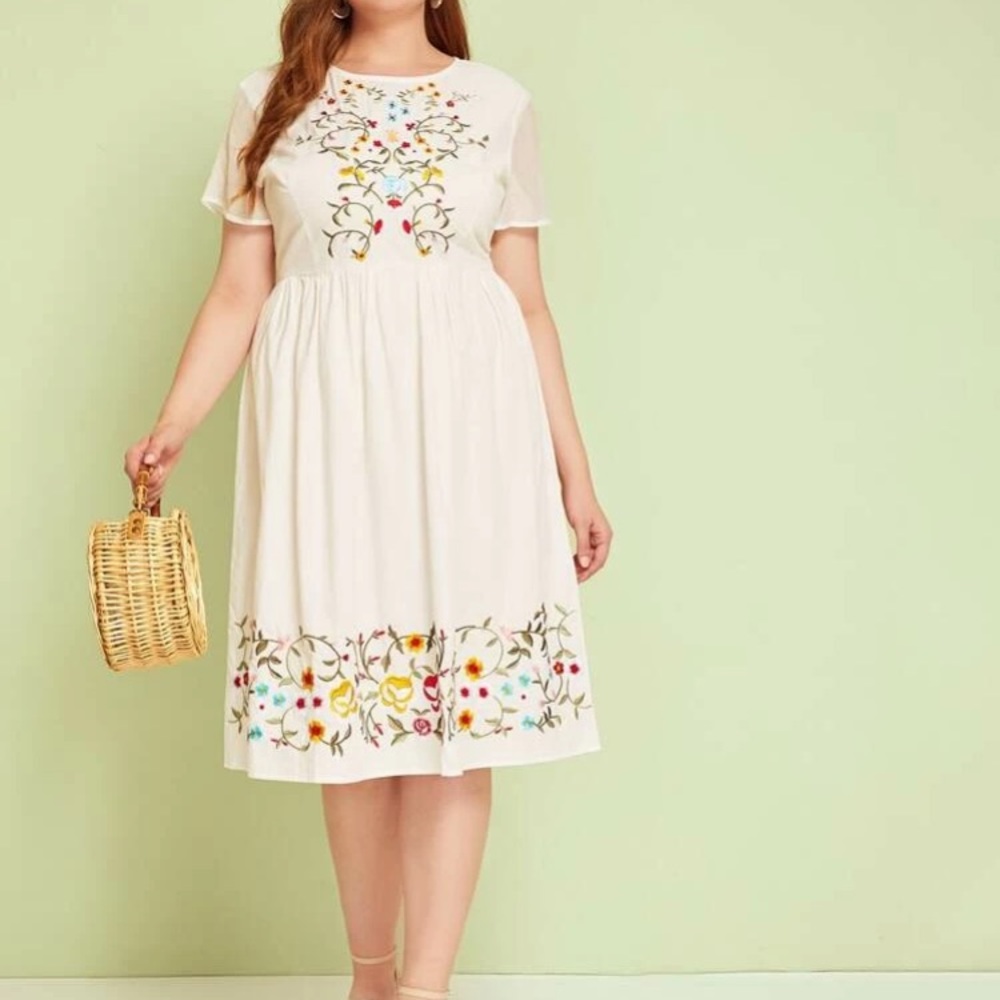 Embroided dress